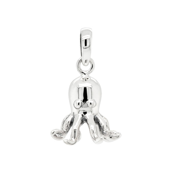 Octopus Cephalopod Sterling Silver 925 Pendant
