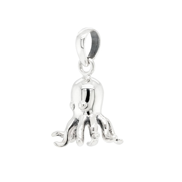 Octopus Cephalopod Sterling Silver 925 Pendant