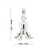 Octopus Cephalopod Sterling Silver 925 Pendant