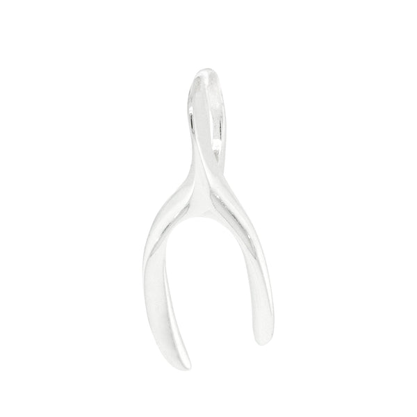 Wishbone Good Luck Sterling Silver 925 Pendant