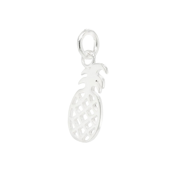 Pineapple Cutout Sterling Silver 925 Pendant Charm