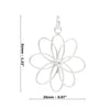 Flower Wirework Sterling Silver 925 Pendant