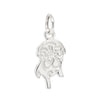 Pug Dog Sterling Silver 925 Pendant Charm