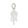 Pug Dog Sterling Silver 925 Pendant Charm