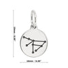 Capricorn Star Sign Sterling Silver 925 Pendant Charm