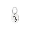 Capricorn Zodiac Symbol Sterling Silver 925 Pendant Charm