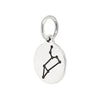 Leo Star Sign Sterling Silver 925 Pendant Charm