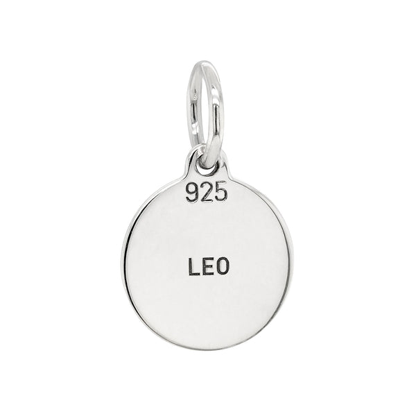 Leo Star Sign Sterling Silver 925 Pendant Charm