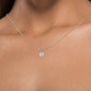 Taurus Zodiac Symbol Sterling Silver 925 Pendant Charm