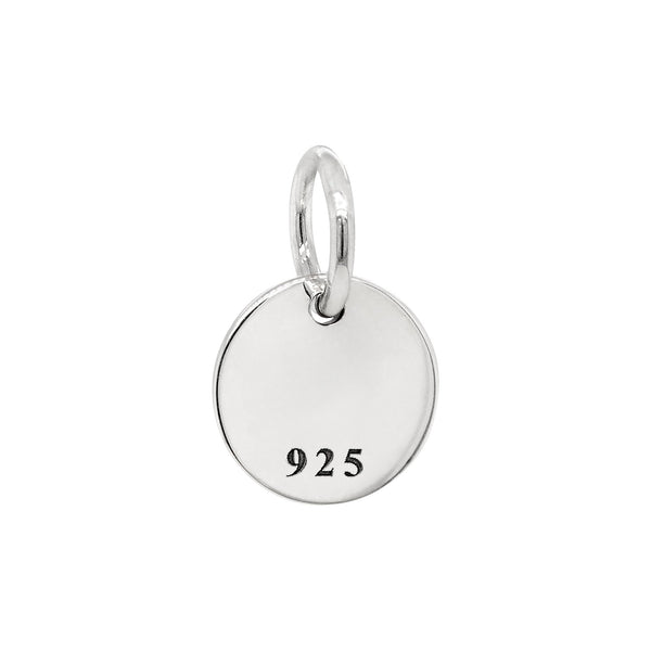 Taurus Zodiac Symbol Sterling Silver 925 Pendant Charm