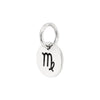 Virgo Zodiac Symbol Sterling Silver 925 Pendant Charm