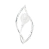 Calla Lily Flower Solid Sterling Silver 925 Pendant