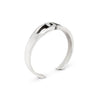 Simple Celtic Knot Thin Flat Band Sterling Silver 925 Toe Ring