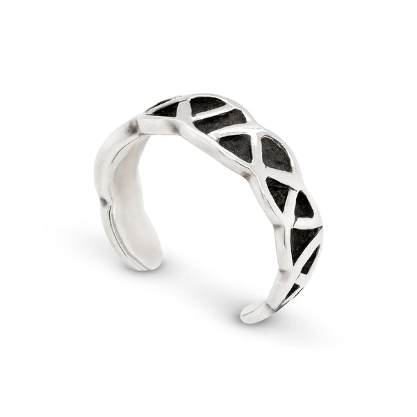 Oxidised Celtic Knot Sterling Silver 925 Toe Ring