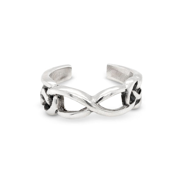 Celtic Knot Sterling Silver 925 Toe Ring