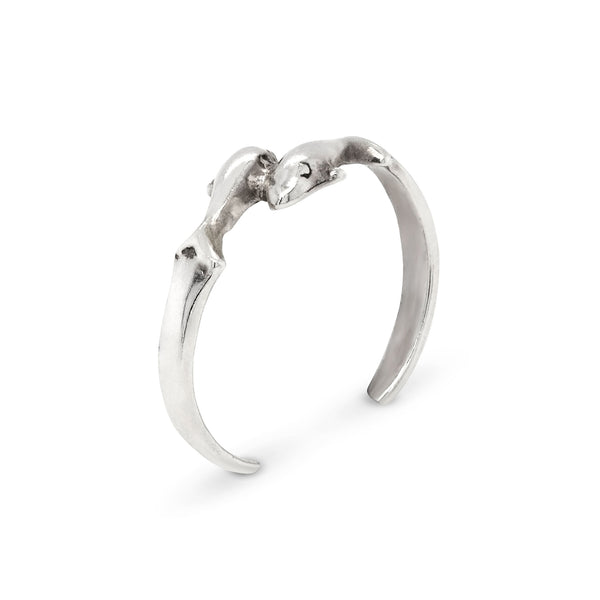 Double Dolphin Thin Sterling Silver 925 Toe Ring