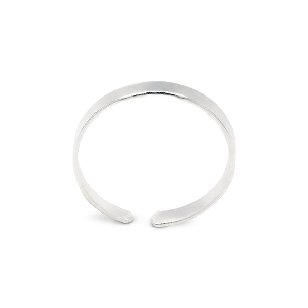 Plain Thin Band Sterling Silver 925 Toe Ring