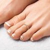 Triple Infinity Sterling Silver 925 Toe Ring