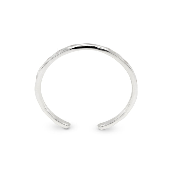 Hammered Thin Band Sterling Silver 925 Toe Ring