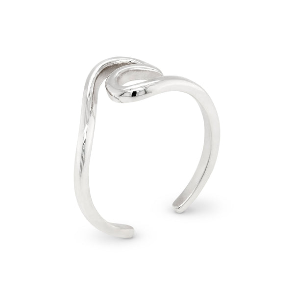 Wave Loop Sterling Silver 925 Toe Ring