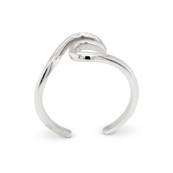 Wave Loop Sterling Silver 925 Toe Ring