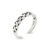 Weave Band Sterling Silver 925 Toe Ring