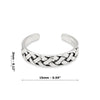 Weave Band Sterling Silver 925 Toe Ring