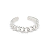 Chain Link Sterling Silver 925 Toe Ring