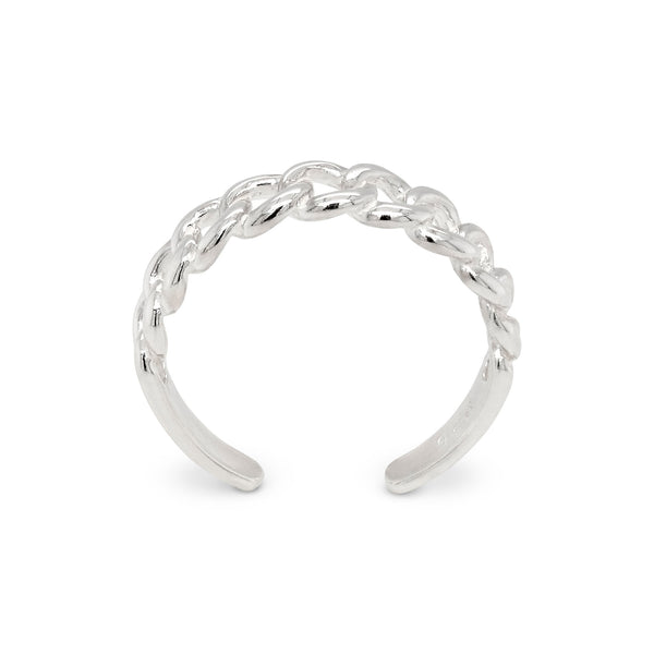 Chain Link Sterling Silver 925 Toe Ring