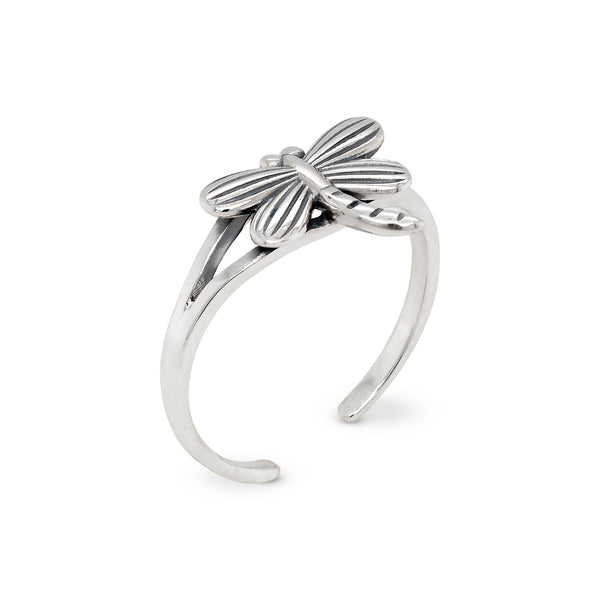 Dragonfly Sterling Silver 925 Toe Ring