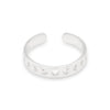 Moon Phases Cut Out Band Sterling Silver 925 Toe Ring