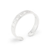 Moon Phases Cut Out Band Sterling Silver 925 Toe Ring