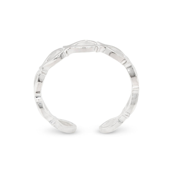 Fish Cut Out Sterling Silver 925 Toe Ring