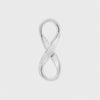 Infinity Symmetrical Sterling Silver 925 Pendant 360° Video
