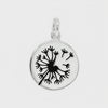 Dandelion Two Piece Solid Sterling Silver 925 Pendant 360° Video