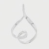 Double Twist Loop Sterling Silver 925 Pendant 360° Video
