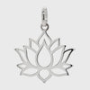 925 sterling silver lotus flower pendant 360° Movie