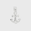 Ships Anchor Sterling Silver 925 Pendant 360° Video