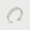 Chain Link Solid Sterling Silver 925 Toe Ring 360° Video