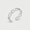 Infinity Continuous Loop Solid Sterling Silver 925 Toe Ring 360° Video