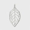 Plant Leaf Cutout Sterling Silver 925 Pendant 360° Video
