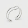 Double Chevron Wire Band Sterling Silver 925 Toe Ring 360° Video