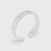 Moon Phases Cut Out Band Sterling Silver 925 Toe Ring 360° Video