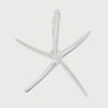 Starfish Thin Medium Sterling Silver 925 Pendant 360° movie