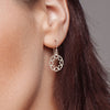 925 sterling silver star hearts hook earrings