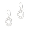 925 sterling silver star hearts hook earrings