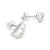 925 sterling silver love bird stud earrings