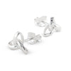 925 sterling silver triquetra trinity stud earrings