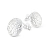 925 sterling silver flower of life stud earrings