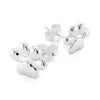 925 sterling silver puppy paw stud earrings